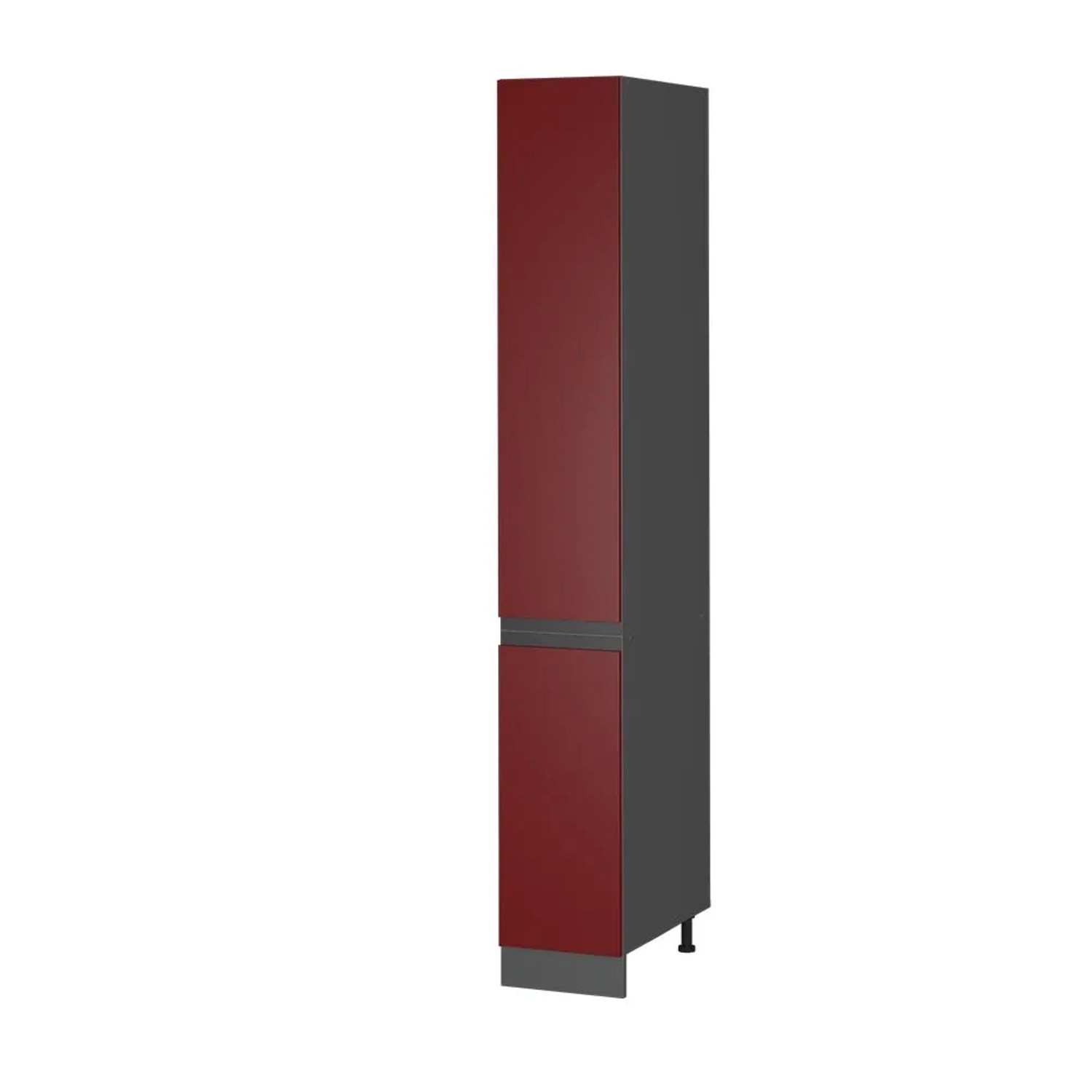 Vicco Apothekerschrank R-Line Medizinschrank für die Küche Rot Anthrazit 30 cm J-Shape