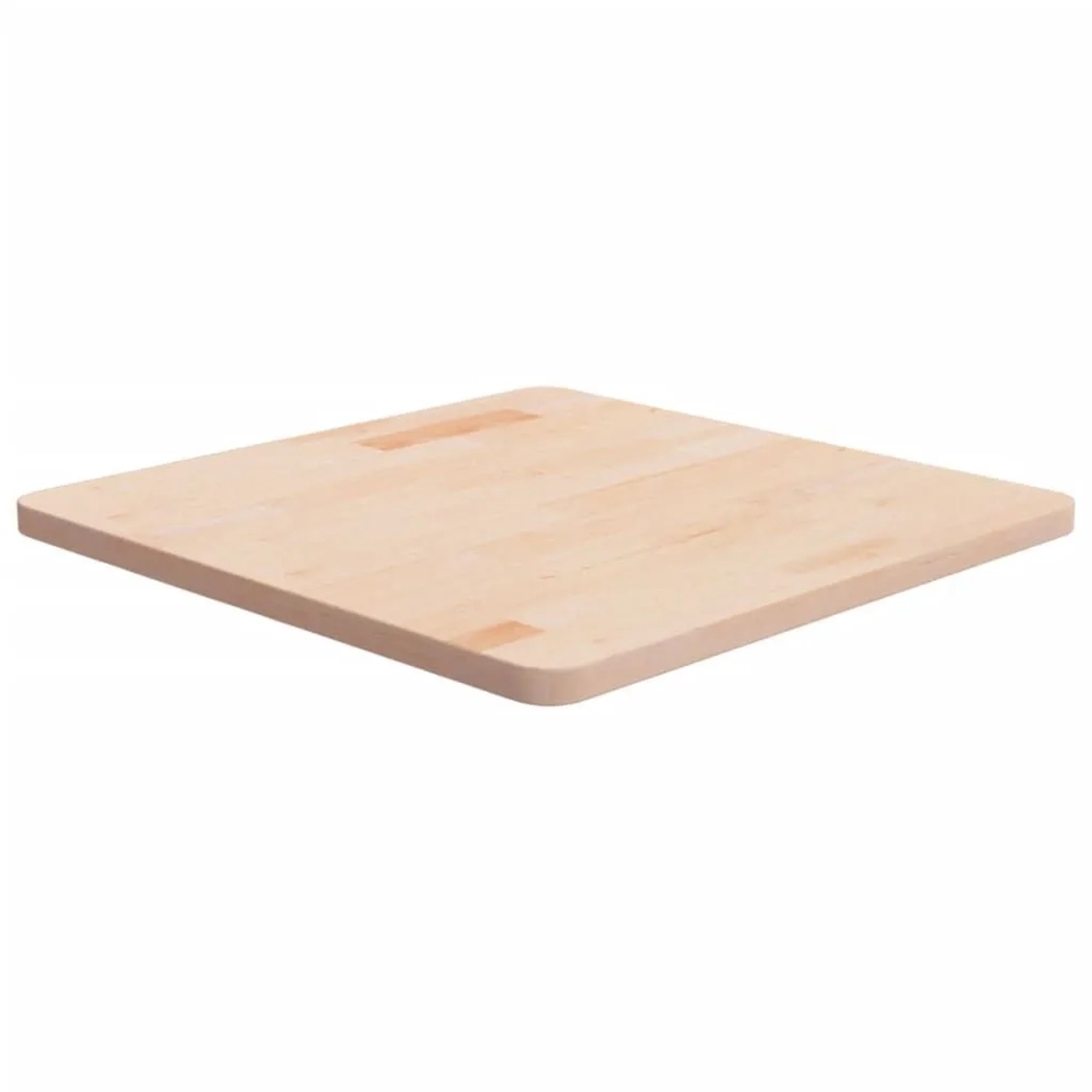vidaXL Tischplatte Quadratisch 60x60x2,5 cm Eichenholz Unbehandelt 342930