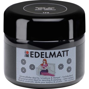 Marabu Edelmatt Ebenholz, 225ml, für Wand-Akzente und Schablonen.
