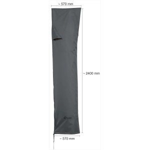 Graue Schneider Premium Schutzhülle für Ampelschirme bis Ø 400 cm und 300 x 300 cm.
