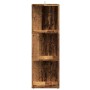 vidaXL Eckregal Altholz-Optik 33x33x100 cm Holzwerkstoff 856720_4