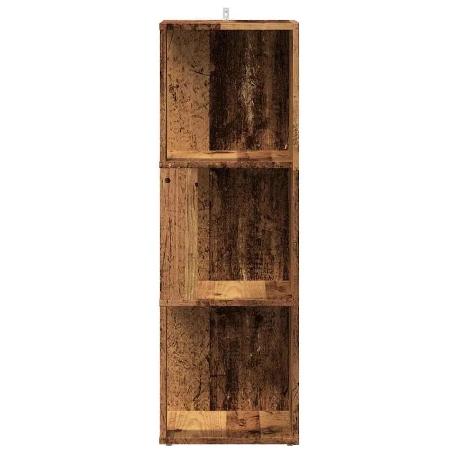 vidaXL Eckregal Altholz-Optik 33x33x100 cm Holzwerkstoff 856720_4