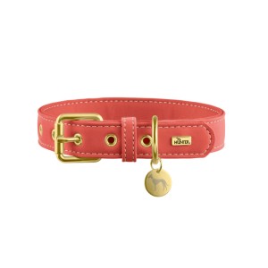 HUNTER Hundehalsband Malibu Koralle Neopren