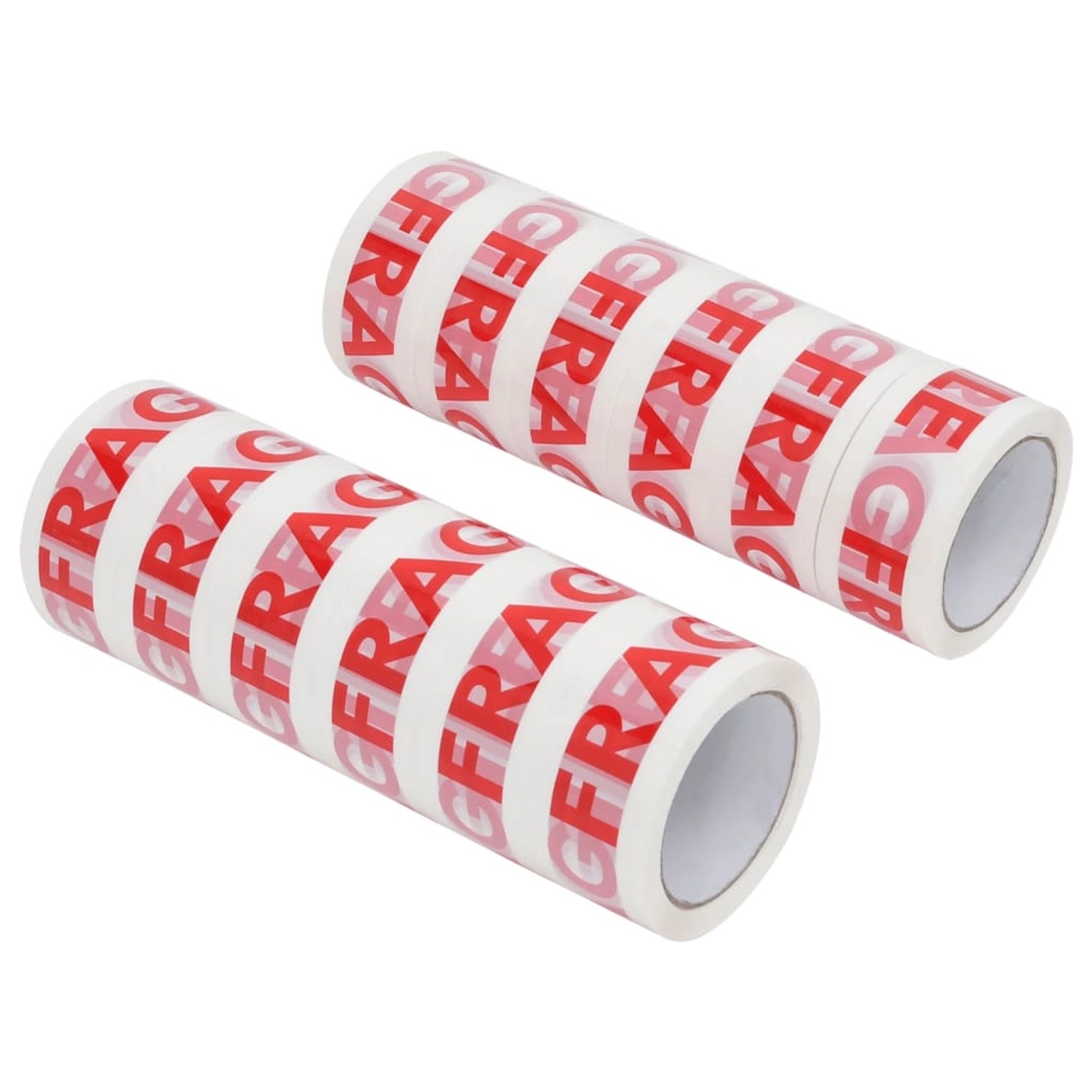 vidaXL Paketklebeband 12 Stk FRAGILE Aufdruck Weiß 48 mm x 66 m 4012398 günstig online kaufen