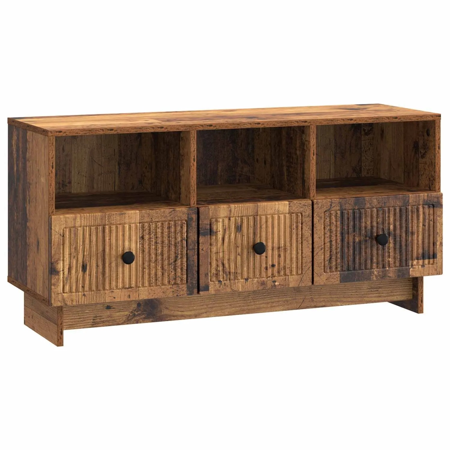 vidaXL TV-Schränk Altholz 102 x 34,5 x 50 cm Holzwerkstoff 893993