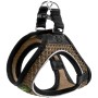 Braunes Hunter Hundegeschirr Hilo Comfort Gr. S-M, leichtes Step-In Geschirr mit Reflektor