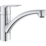 Grohe QuickFix Spültischarmatur Start, Chrom, niedriger Auslauf. Einhebelmischer für die Küche.