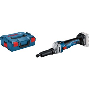 Bosch Professional Akku-Geradschleifer GGS 18V-10 SLC Solo mit L-Boxx. Akku und Ladegerät nicht enthalten.