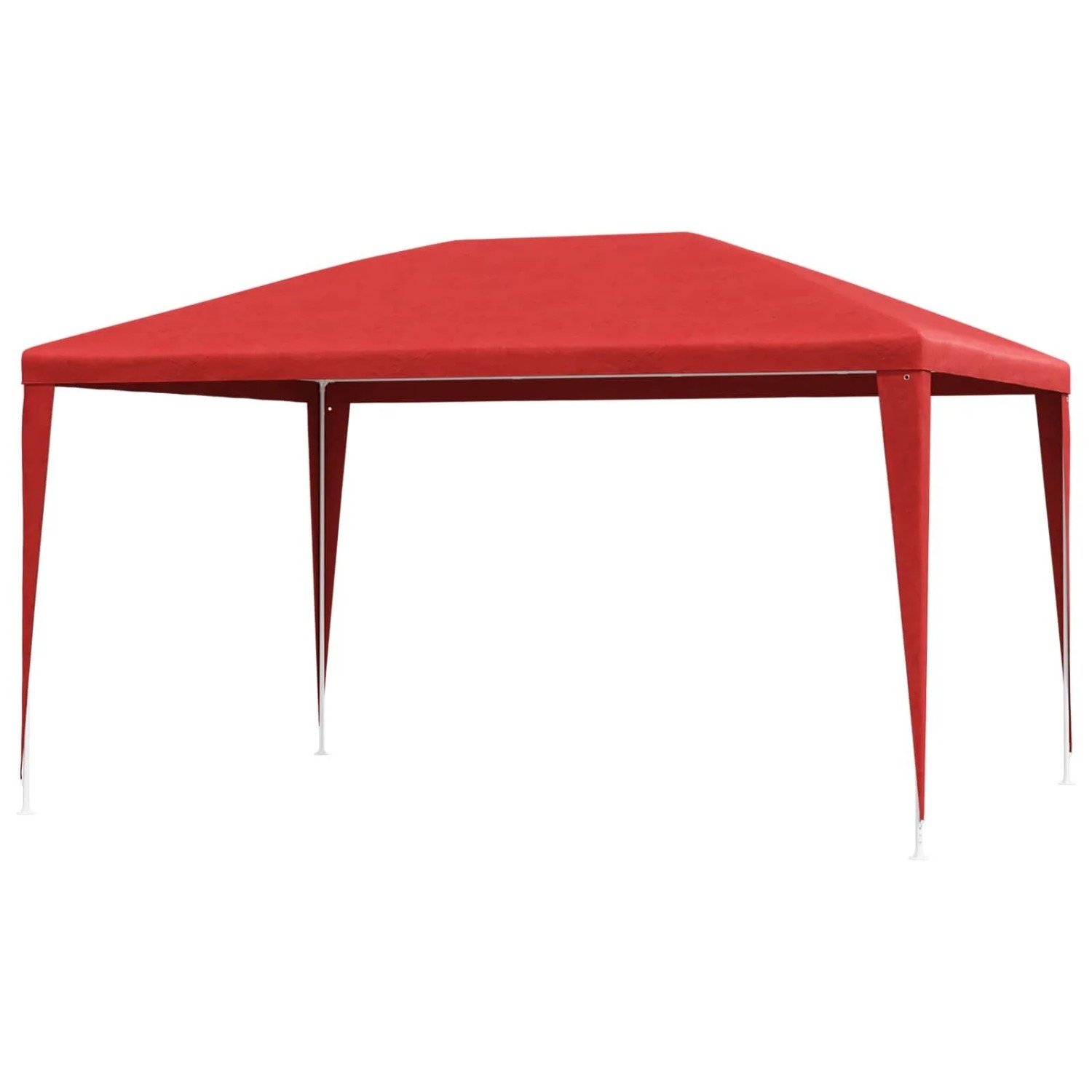vidaXL Partyzelt Rot 400 x 300 x 255 cm PE und Stahl 42032346