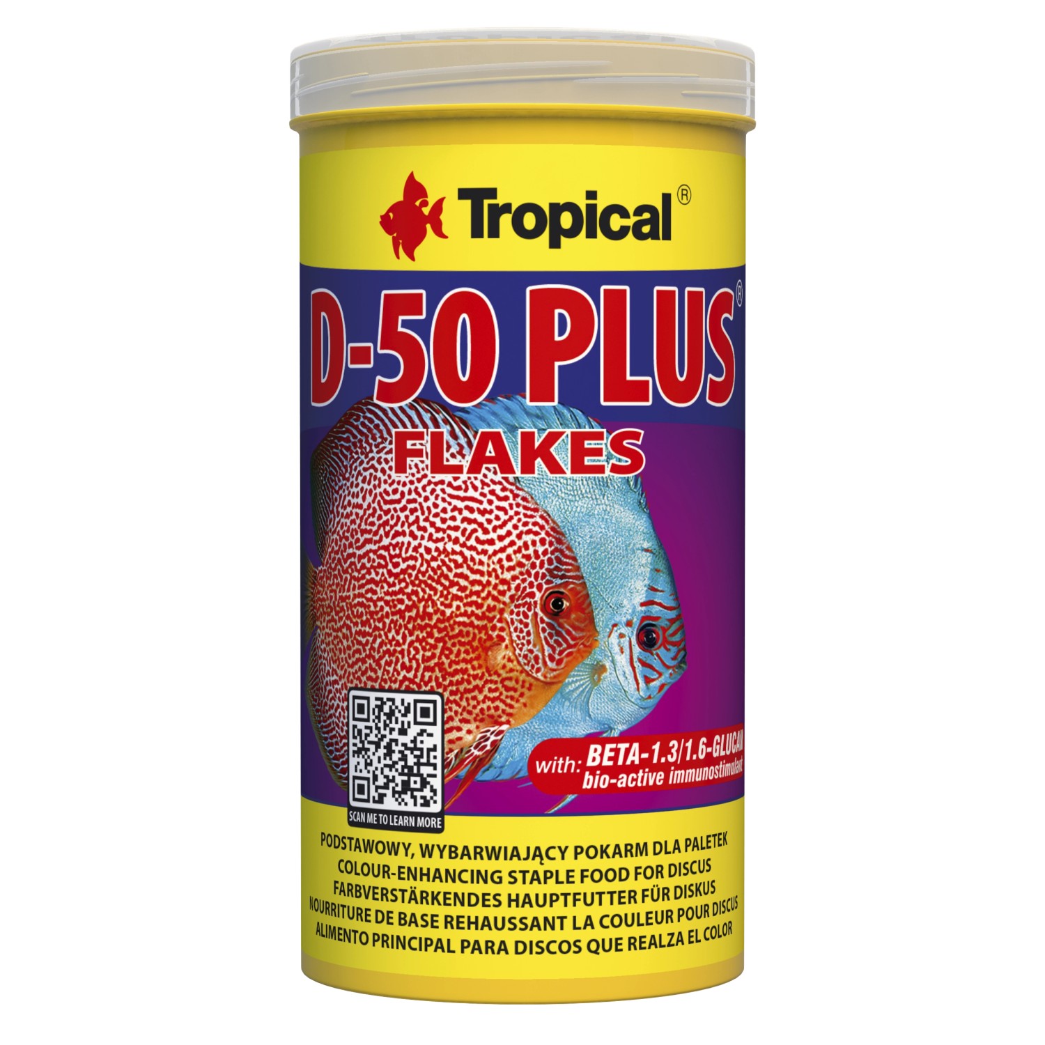 Tropical Flockenfutter D-50 Plus 250 ml