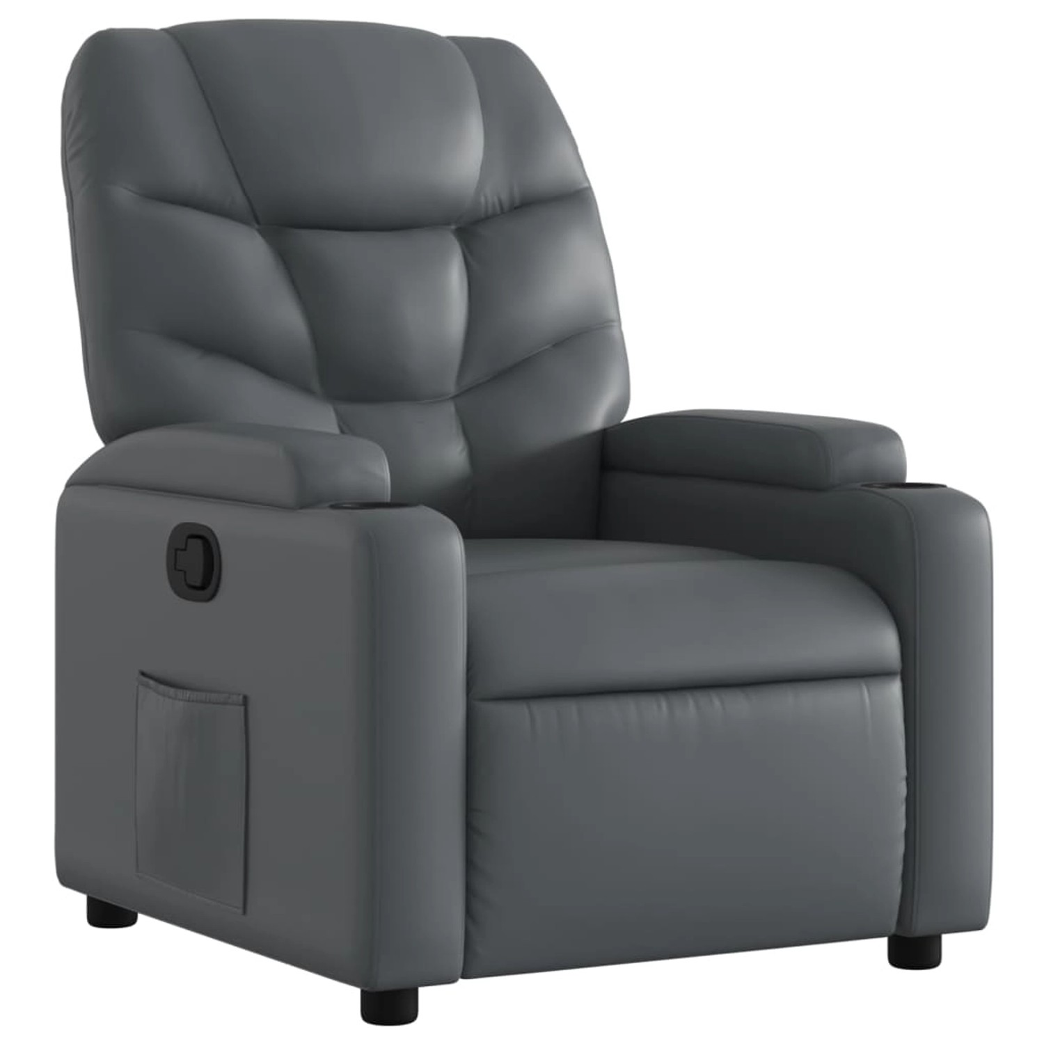 vidaXL Relaxsessel Grau Kunstleder 3205642 günstig online kaufen