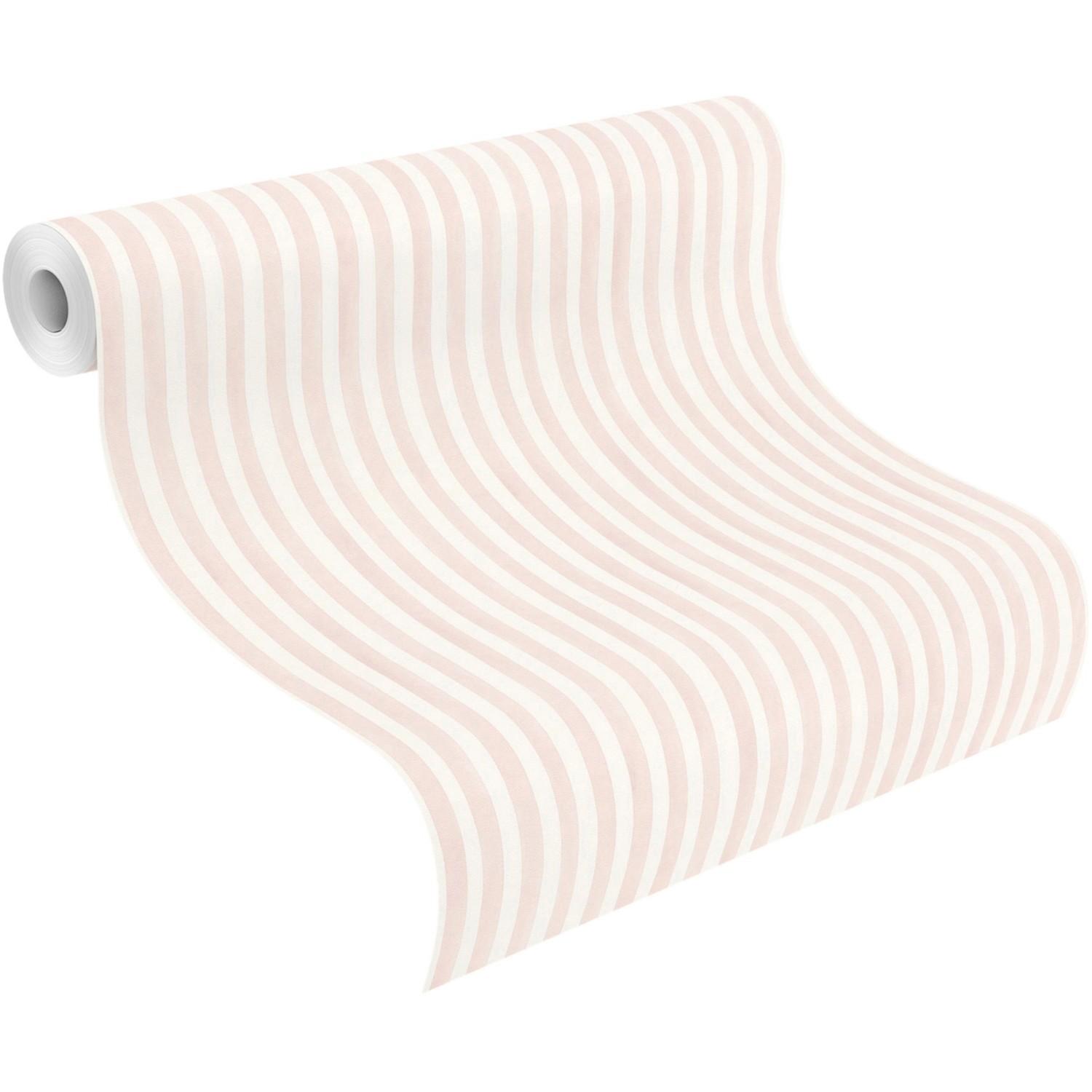 Rasch Vliestapete Bambino XIX, rosa Streifen, 10,05x0,53m. Dekorative Tapete für Kinderzimmer.