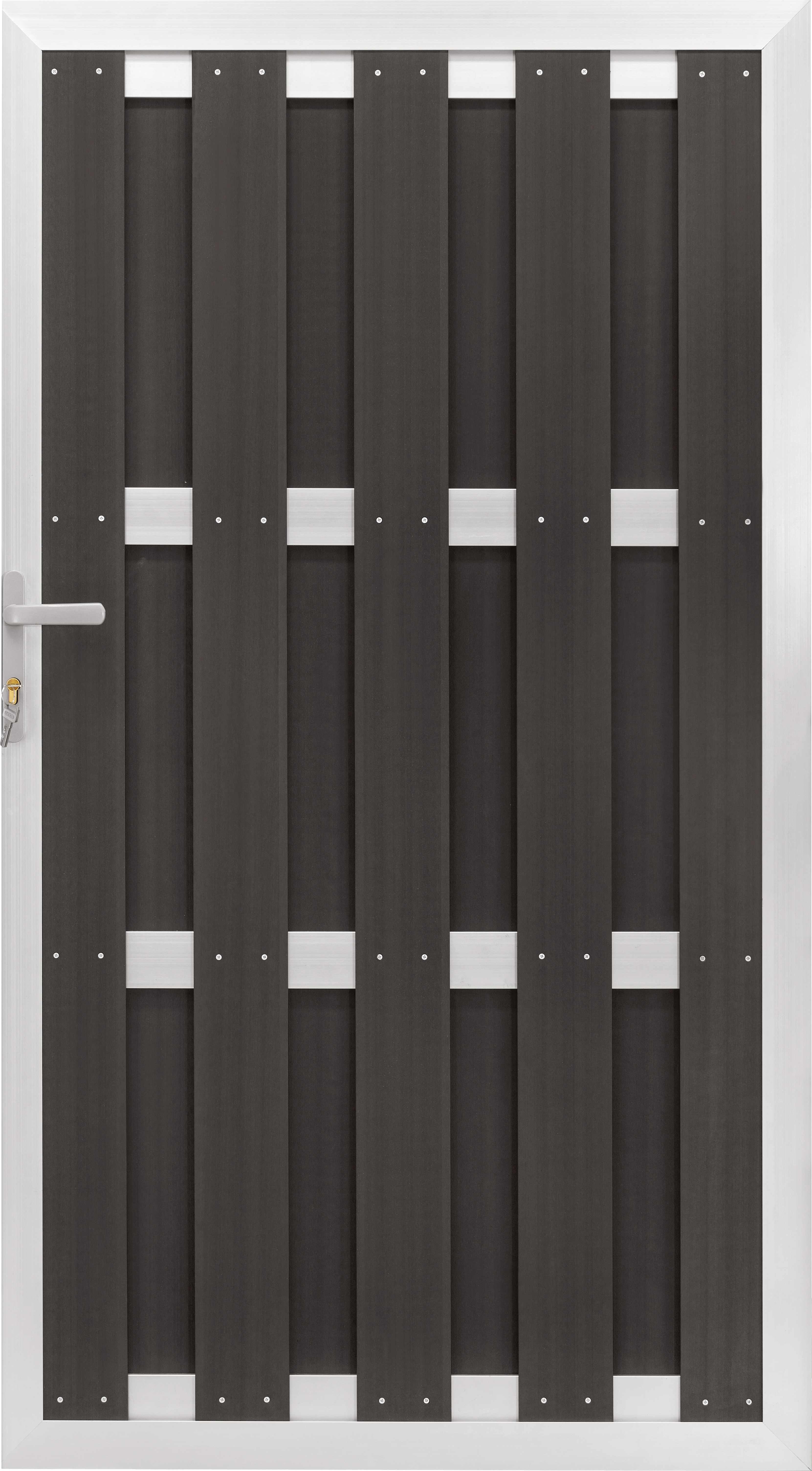 Sichtschutzzaun-Tür WPC Aluminium Anthrazit 180 cm x 100 cm kaufen