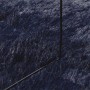 Marineblauer Shaggy Hochflor Teppich NAVARRA aus Polyester, Nahaufnahme der weichen Textur.