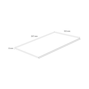 Egger Laminatmuster NatureSense EL1055 Bardolino Eiche, 297x193 mm, zur Ansicht und Vergleich.