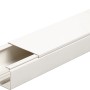 Weißer Kabelkanal, 110x60 mm, 2 m Länge. Ideal zur Kabelverlegung.