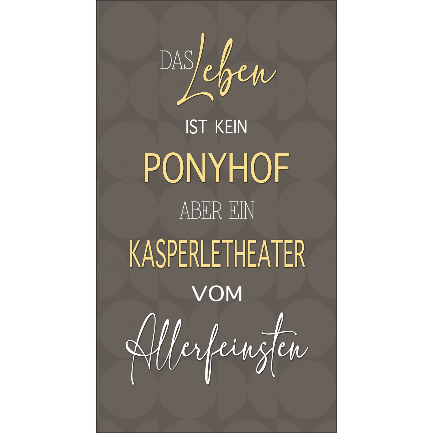 Pro Art Dekopanel Kein Ponyhof 30 cm x 15 cm