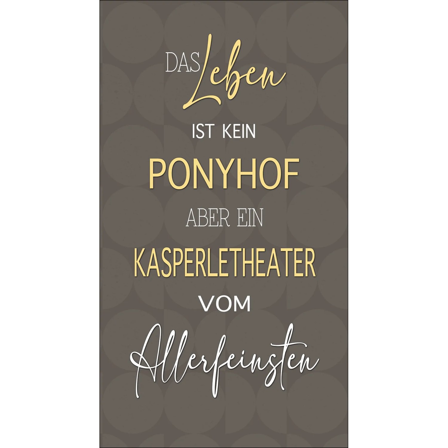 Pro Art Dekopanel Kein Ponyhof 30 cm x 15 cm