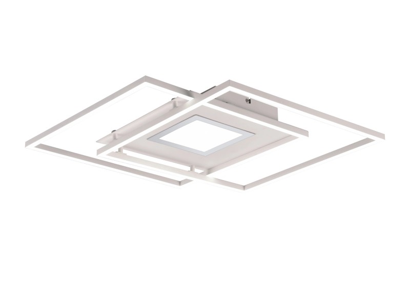 Matt x OBI Via 50 50 cm bei kaufen cm Weiß Trio 1-flammig LED-Deckenleuchte