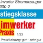 Abbildung des Güde Inverter Stromerzeuger ISG 2000-2 mit Textauszeichnungen.
