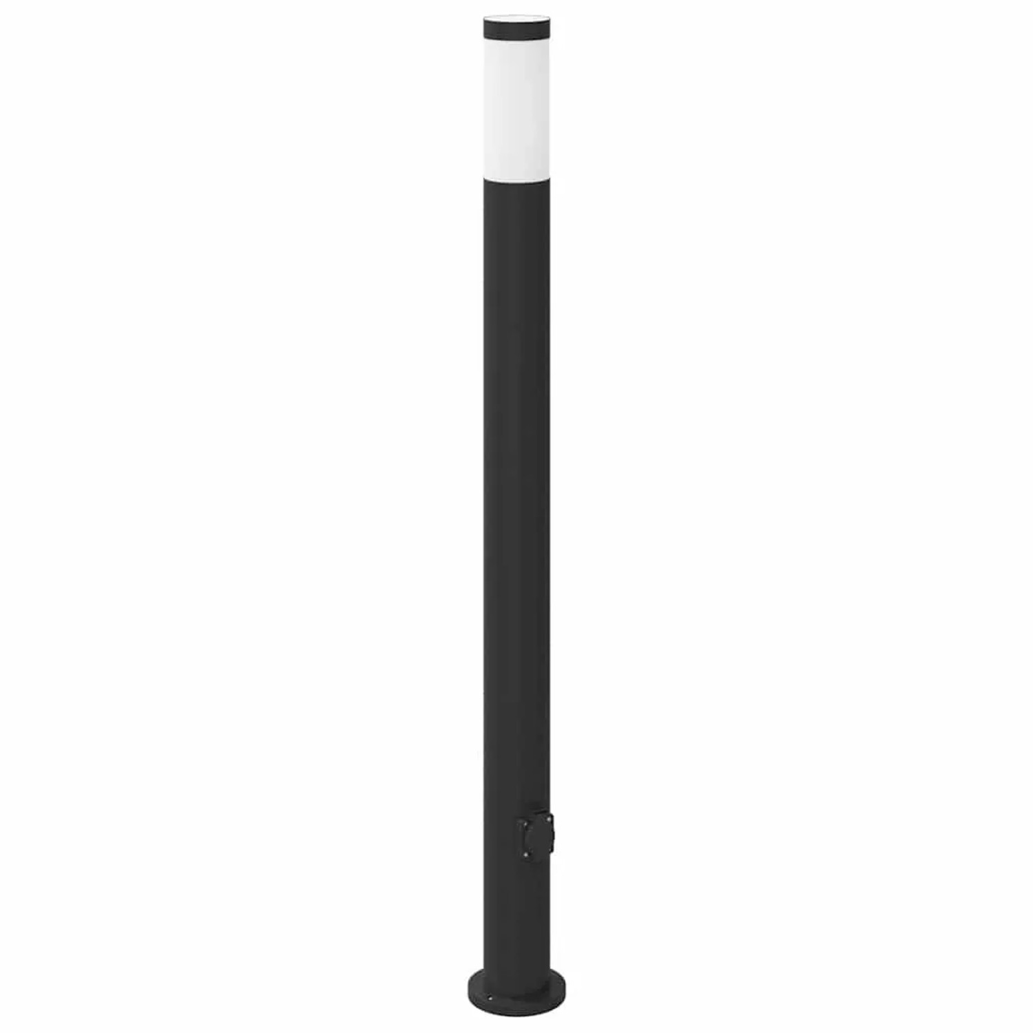 vidaXL Pollerleuchte mit Auslass 110 cm Edelstahl IP44 4006039