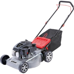 CMI Benzin-Rasenmäher C-B-RM-46 mit 46 cm Schnittbreite und Fangkorb.