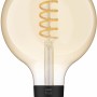 Philips Hue White Ambiance Filament E27 G125 LED-Lampe im Vintage-Look mit warmweißem Licht.