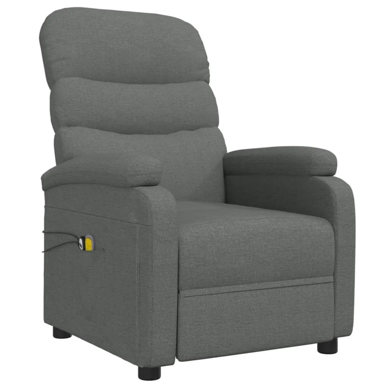 vidaXL Massagesessel Elektrisch Dunkelgrau Stoff 3073695