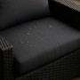 Setgarden Mix 6er Set Sitzkissen Für Polyrattan Sessel 50x52x7 Sitz + 50x56 cm Rückenlehne 1tlg Anthrazit_10