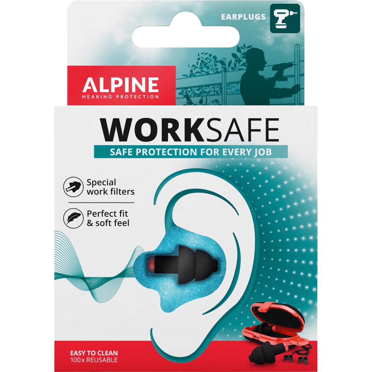 Alpine Work Safe Gehörschutz Ohrstöpsel