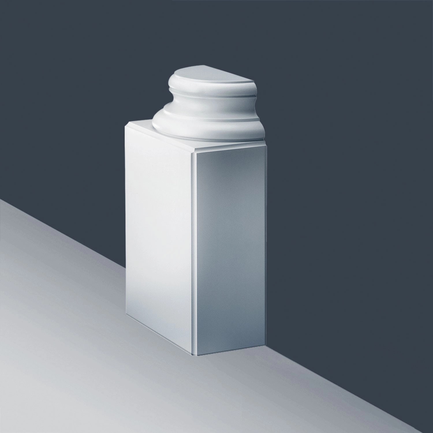 ORAC DECOR K1131 LUXXUS halber Sockel für Stuck Halbsäule Wand-Dekor-Elemen günstig online kaufen