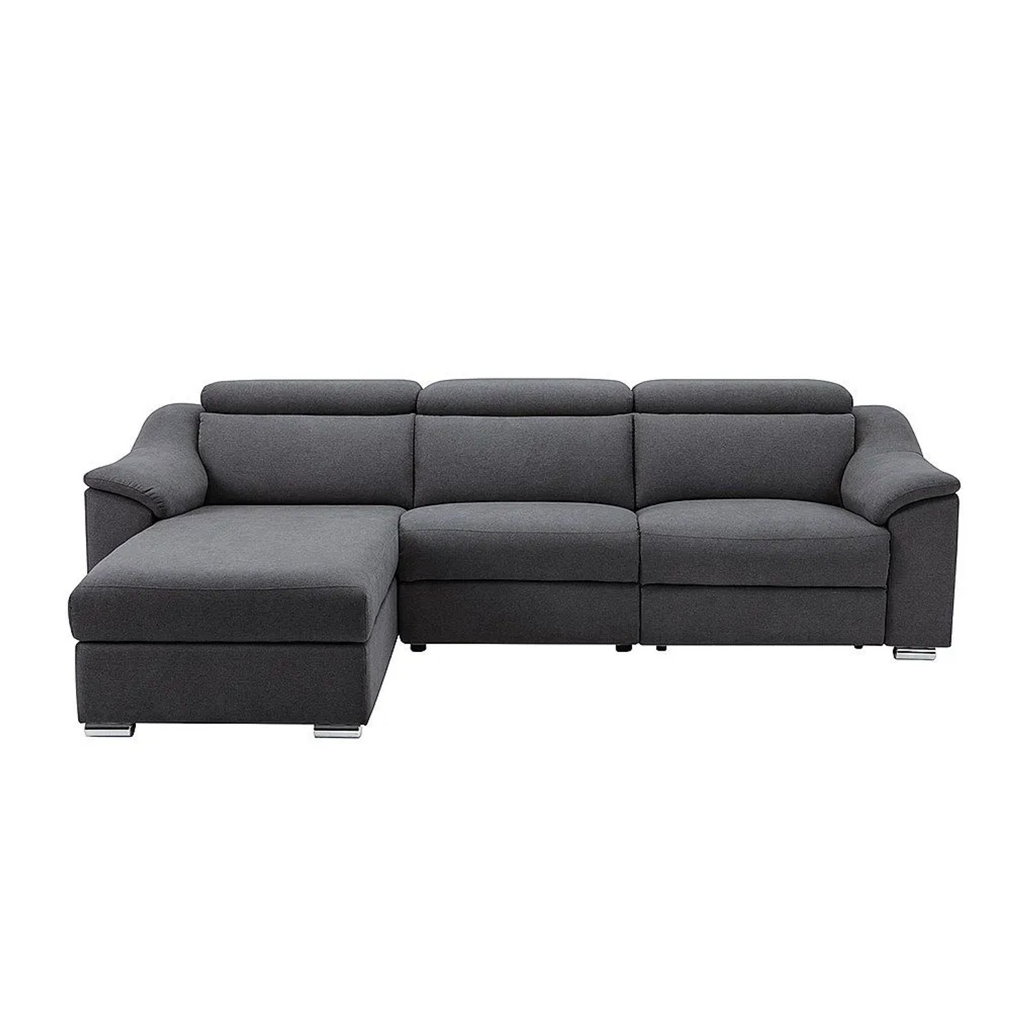 Vente-unique Relaxsofa Pedrera Anthrazitgrau 284 cm