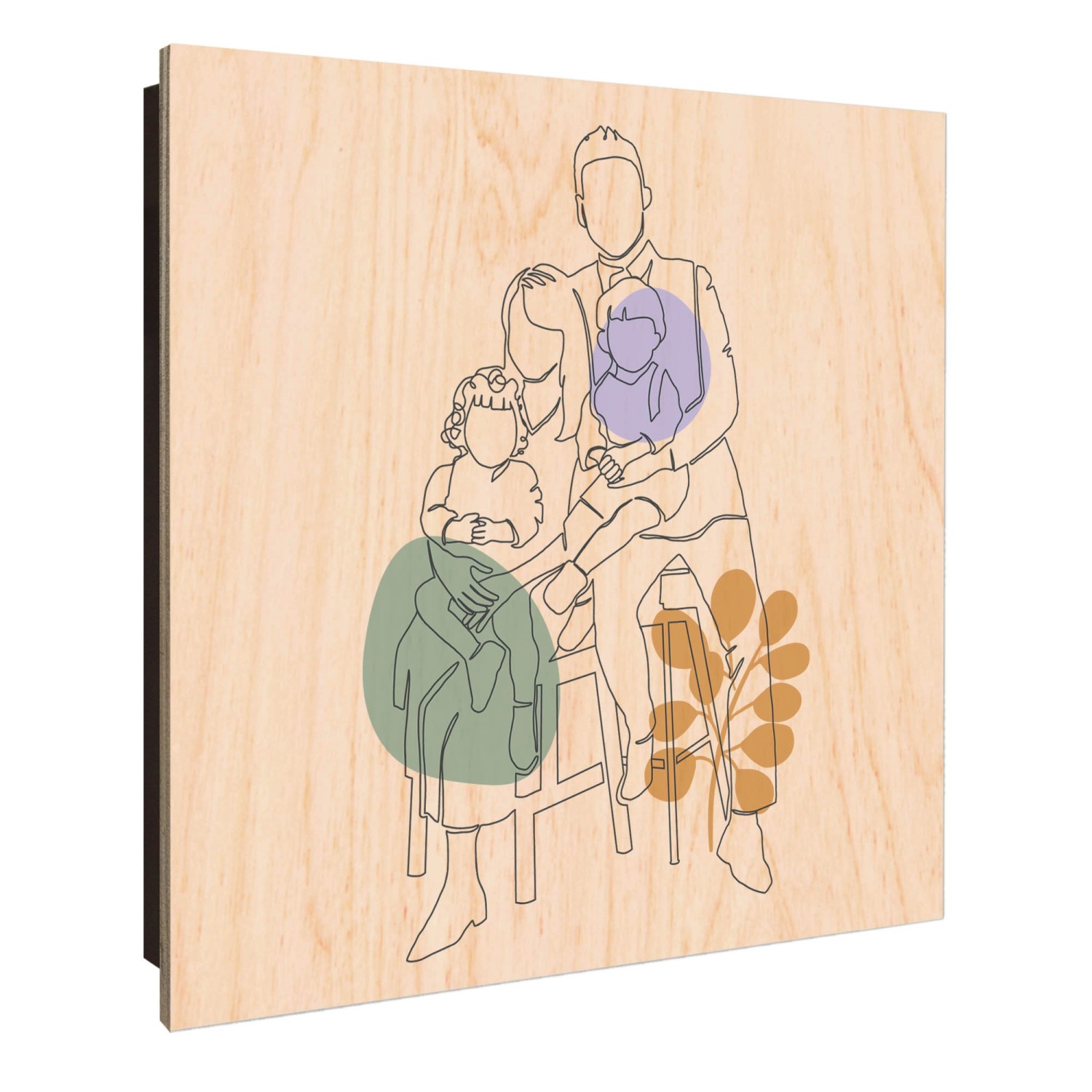Banjado Großer Schlüsselkasten Holz 30x30cm Schwarz Scharnier Links 50 Hake günstig online kaufen