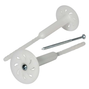 PROTEKTOR 600x Dämmstoff-Schraubdübel Ø8x200mm WDVS Dübel für Fassadendämmung