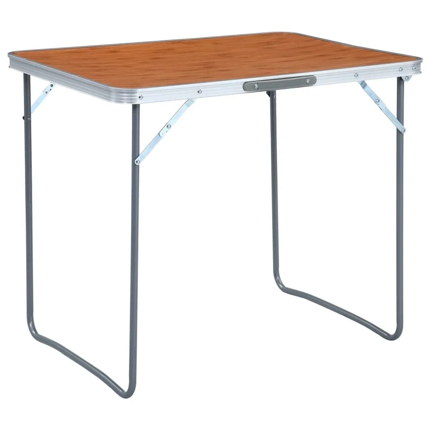 vidaXL Klappbarer Campingtisch mit Metallrahmen 80 x 60 cm 48170