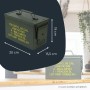 HMF 70011 Munitionskoffer US Ammo Box Metallkiste 30 x 19 x 16 cm Grün_5