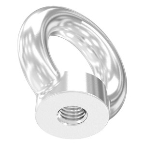 FeNau Ringmutter Edelstahl V4A Innengewinde M10 Rundeisen 10 mm DIN 582