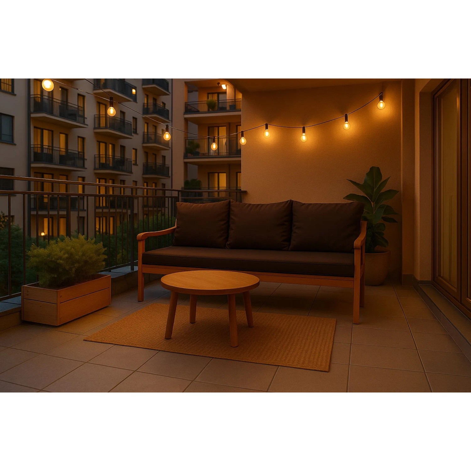 Setgarden Mix Bench Kissen Outdoor Kissen Bankauflage 100x60+2x50x56cm Kissen Für 2-Sitzer Bänke 1tlg 1tlg Braun_7