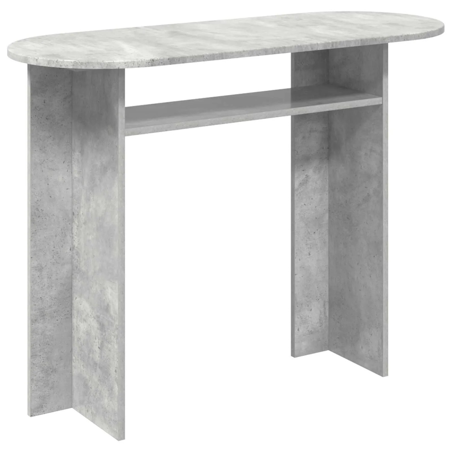 vidaXL Konsolentisch Betongrau 100 x 39,5 x 75 cm Holzwerkstoff 8001161