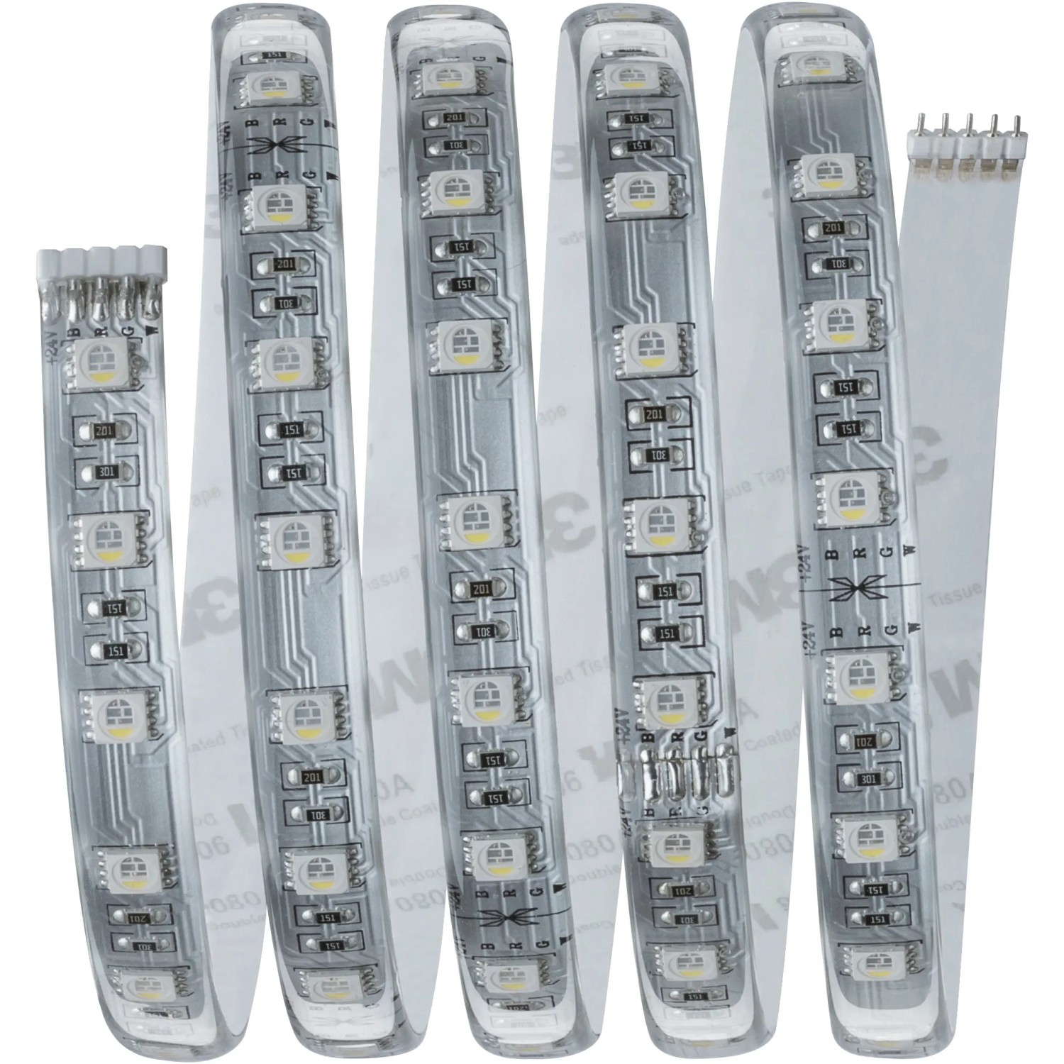 Paulmann MaxLED RGBW LED-Streifen Basisset, 1,5m, beschichtet, für flexible Raumbeleuchtung.