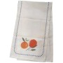 Beiger Boltze Tischläufer Fruits mit Orangen-Motiv, 40x140cm. Dekorative Tischdecke für Küche und Esszimmer.
