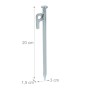 Relaxdays Felsbodenhering Stahl Silber 12er Set 20 cm 110 g_4