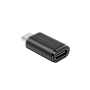 Hama Adapter-Set: USB-C Buchse auf Micro-USB Stecker, schwarz, 3 Stück.