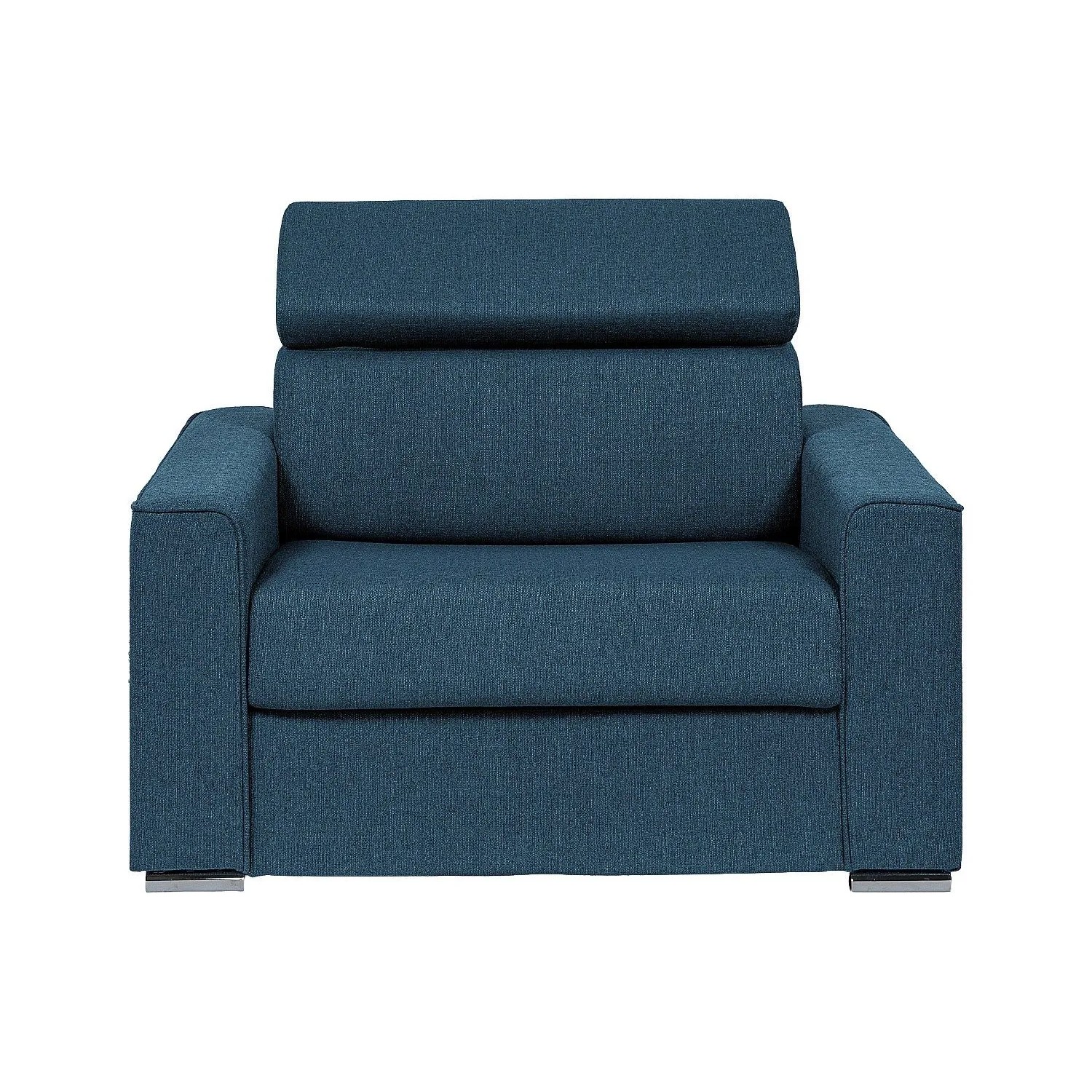 Vente-unique Schlafsessel Vizir Blau 127 cm