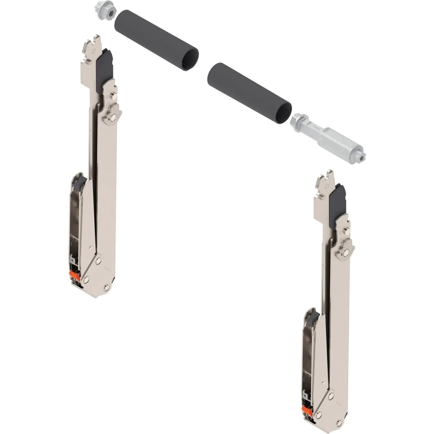 Blum Klappenbeschlag-Set Aventos Hl top 22L3800 Kh 390-540 mm für Kraftspeicher