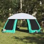 vidaXL Poolzelt mit Abnehmbarem Überzelt Netzwänden Meergrün 612x612cm 4100638_4