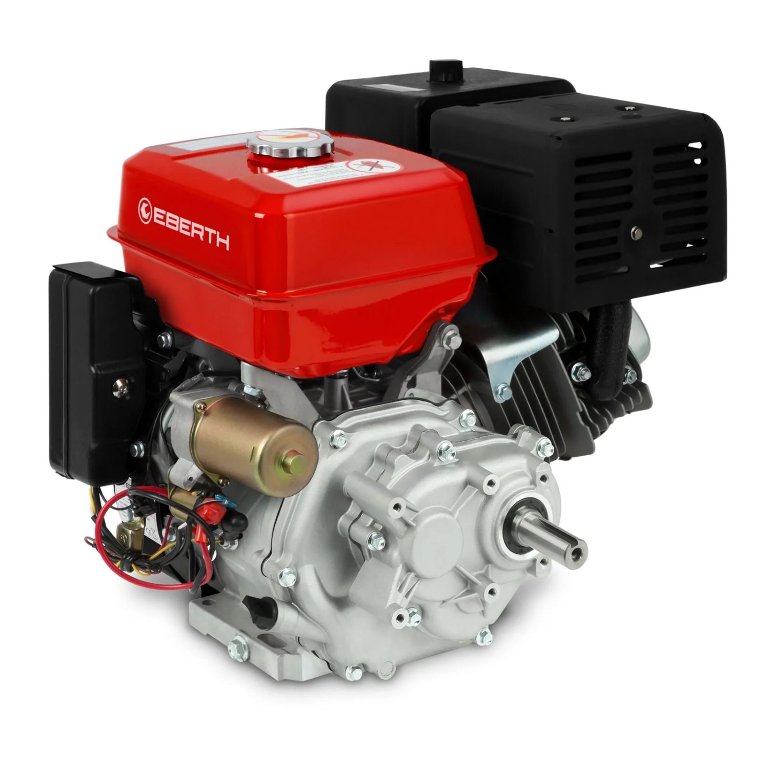 EBERTH 13 PS 9,56 kW Benzinmotor mit 25 mm Ø Welle Reduktion  2:1 E-Start