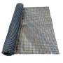 ProHome Teppich Gleitschutz, dunkelgrau, 80x150 cm, aufgerollt und ausgerollt.