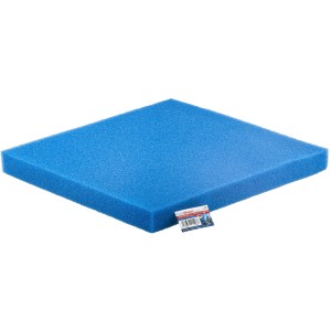 Blauer Aquarium Filterschaum Filter Master, 50x50x10 cm, grob (PPI 10) für Aquarienfilter.