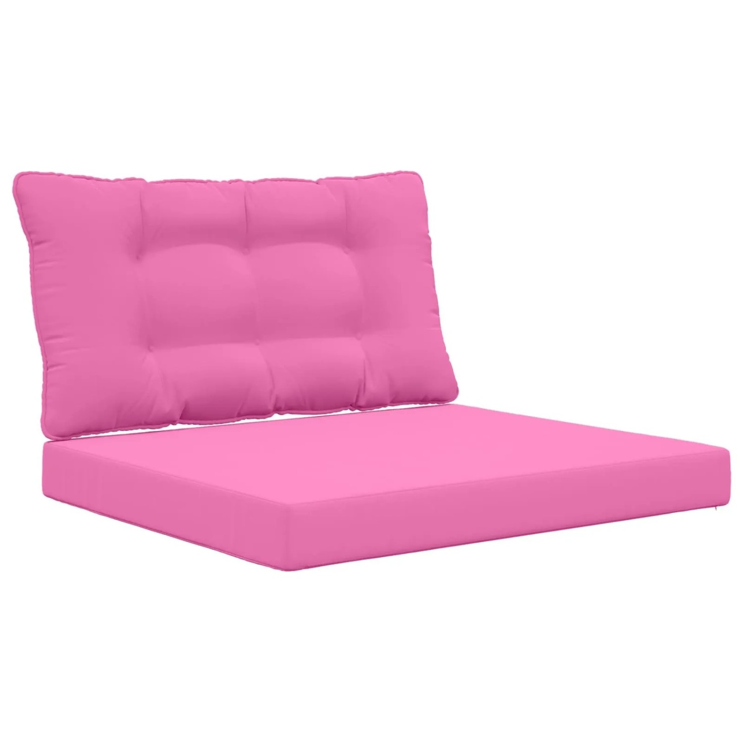 vidaXL Sofakissen für Draußen 2-Tlg Rosa Polyester 900912